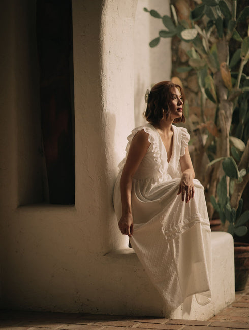 GET SPOTTED SHOP STOCKS MUM x LDG 2: Sinta Ruffled Maxi