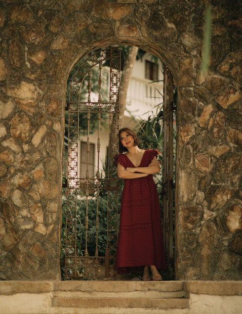 GET SPOTTED SHOP STOCKS MUM x LDG 2: Sinta Ruffled Maxi