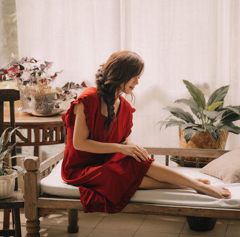 GET SPOTTED SHOP STOCKS BFM x LDG: Mayumi Adjustable Dress