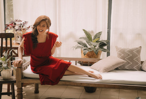 GET SPOTTED SHOP STOCKS BFM x LDG: Mayumi Adjustable Dress