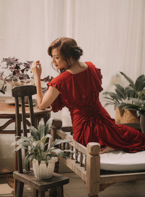 GET SPOTTED SHOP STOCKS BFM x LDG: Mayumi Adjustable Dress