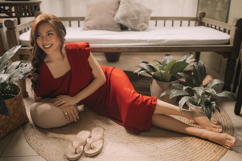 GET SPOTTED SHOP STOCKS BFM x LDG: Mayumi Adjustable Dress