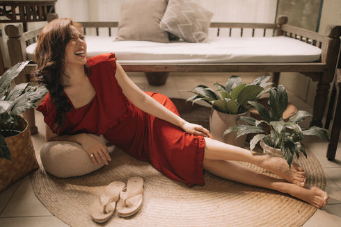 GET SPOTTED SHOP STOCKS BFM x LDG: Mayumi Adjustable Dress