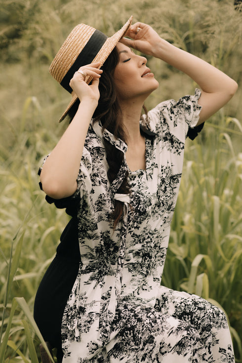 GET SPOTTED SHOP STOCKS BFM x LDG: Hiraya Reversible Dress with Adjustable Waist