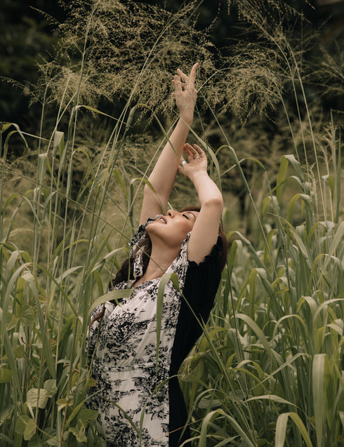 GET SPOTTED SHOP STOCKS BFM x LDG: Hiraya Reversible Dress with Adjustable Waist