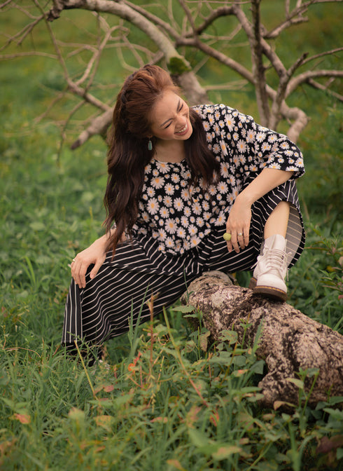 GET SPOTTED SHOP STOCKS BFM x LDG: Urduja Top and Loose Pants Set