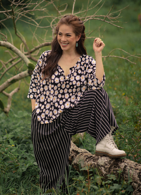 GET SPOTTED SHOP STOCKS BFM x LDG: Urduja Top and Loose Pants Set