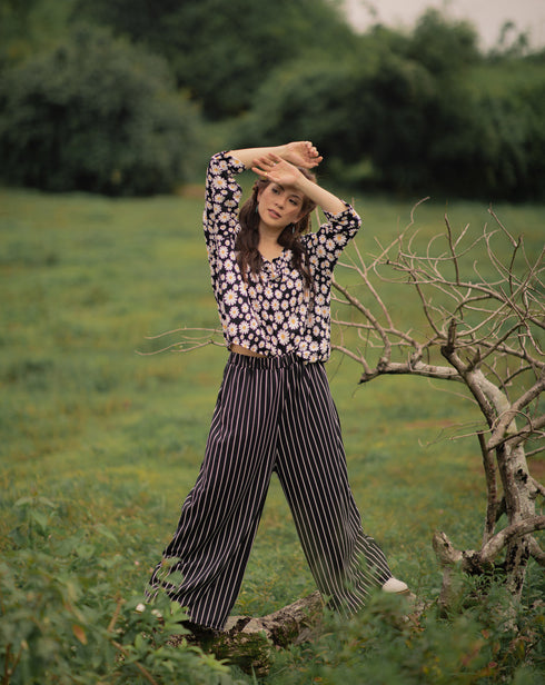 GET SPOTTED SHOP STOCKS BFM x LDG: Urduja Top and Loose Pants Set