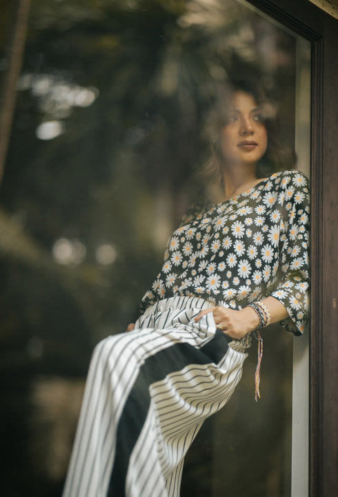 GET SPOTTED SHOP STOCKS BFM x LDG: Urduja Top and Loose Pants Set