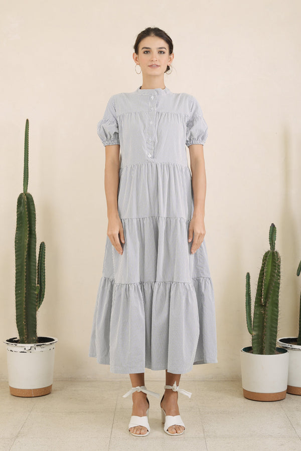 GET SPOTTED SHOP STOCKS GS Holiday: Jasmine Maxi Dress in Plain Woven Red