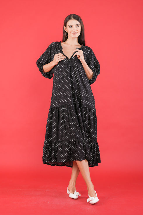 GET SPOTTED SHOP STOCKS GS Polka 2: Aadi Shift Dress