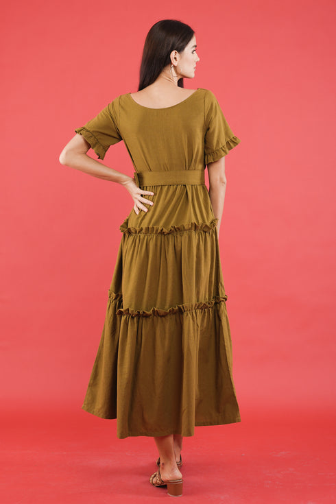 GET SPOTTED SHOP STOCKS GS Holiday: Monica A-line Maxi Dress