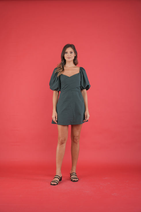 GET SPOTTED SHOP STOCKS GS Holiday: Quartier Wrap Mini Dress