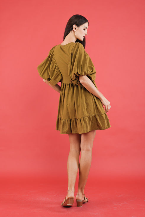 GET SPOTTED SHOP STOCKS GS Holiday: Bryant Baby Doll Dress