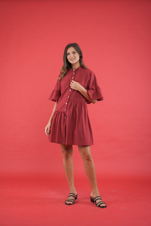 GET SPOTTED SHOP STOCKS GS Holiday: Salzburg Buttoned Dress