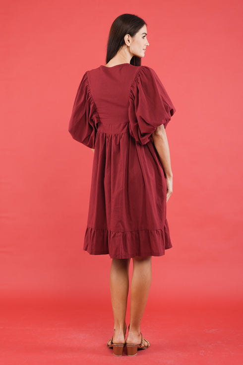 GET SPOTTED SHOP STOCKS GS Holiday: Beyonce Puff-sleeved Dress