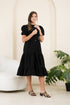 GET SPOTTED SHOP STOCKS GS Black: Hearty Tiered Dress