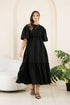 GET SPOTTED SHOP STOCKS GS Black: Herna Smocked Dress