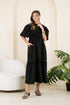 GET SPOTTED SHOP STOCKS GS Black: Herna Smocked Dress