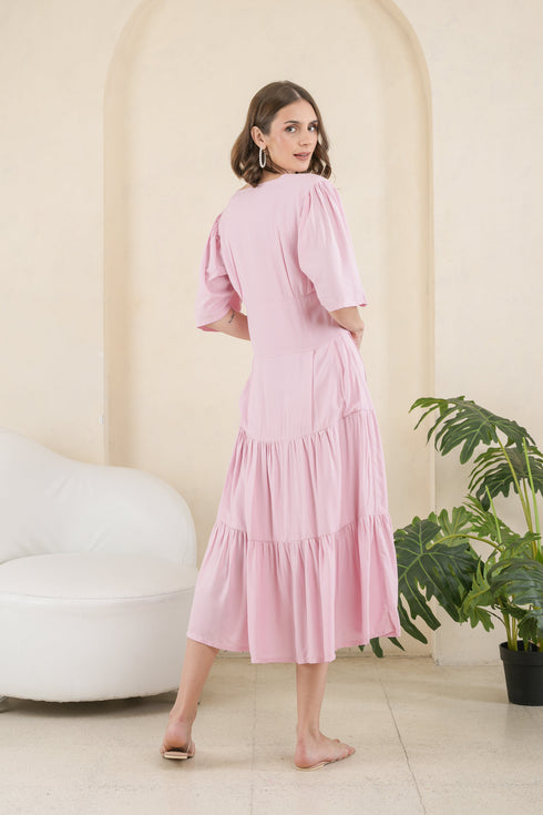 GET SPOTTED SHOP STOCKS MUM x GS 6: Jessica Tiered Dress