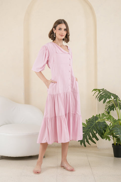 GET SPOTTED SHOP STOCKS MUM x GS 6: Jessica Tiered Dress