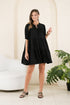 GET SPOTTED SHOP STOCKS GS Black: Hemera Mini Dress