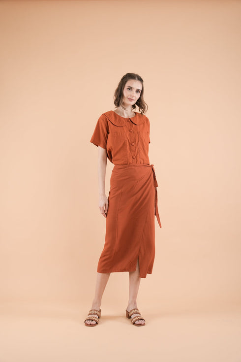 GET SPOTTED SHOP STOCKS Mix and Match Bottoms: Aerilyn Sarong Skirt