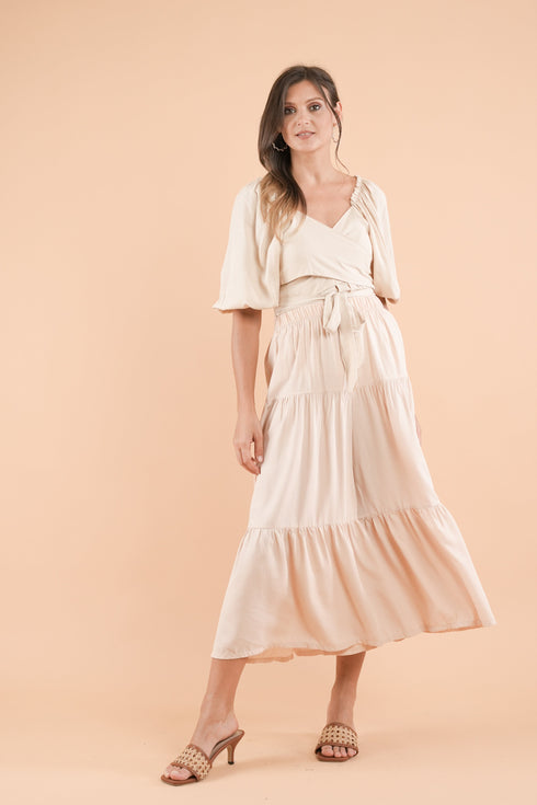 GET SPOTTED SHOP STOCKS Mix and Match Bottoms: Amite Tiered Pants