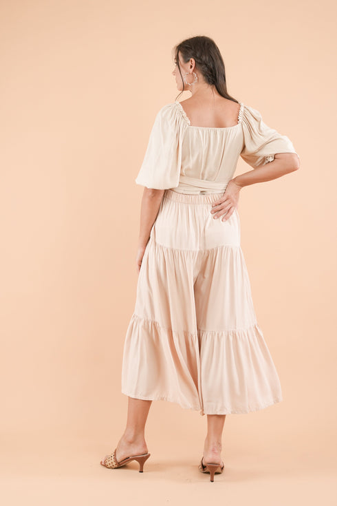 GET SPOTTED SHOP STOCKS Mix and Match Bottoms: Amite Tiered Pants