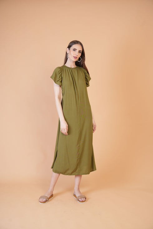 GET SPOTTED SHOP STOCKS Tropics: Marina Backless Dress