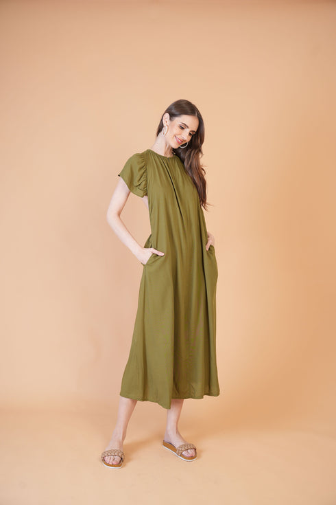 GET SPOTTED SHOP STOCKS Tropics: Marina Backless Dress