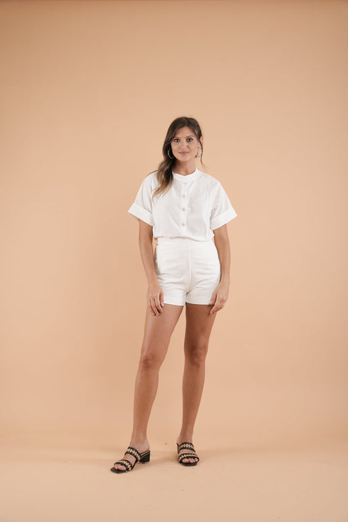 GET SPOTTED SHOP STOCKS Mix and Match Bottoms: Novia Tummy-Tucking High-waist Shorts