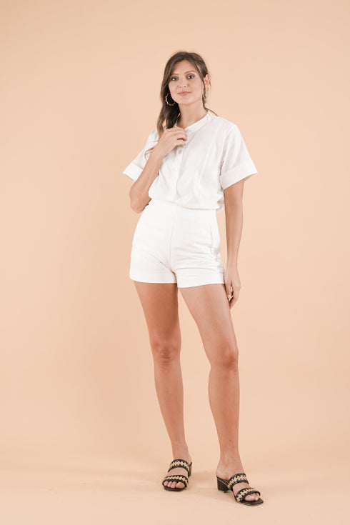 GET SPOTTED SHOP STOCKS Mix and Match Bottoms: Novia Tummy-Tucking High-waist Shorts