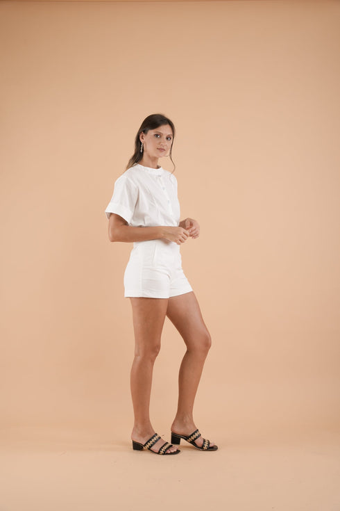 GET SPOTTED SHOP STOCKS Mix and Match Bottoms: Novia Tummy-Tucking High-waist Shorts