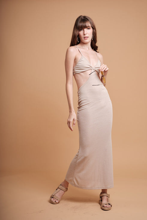 Wynona Dress in Apricot