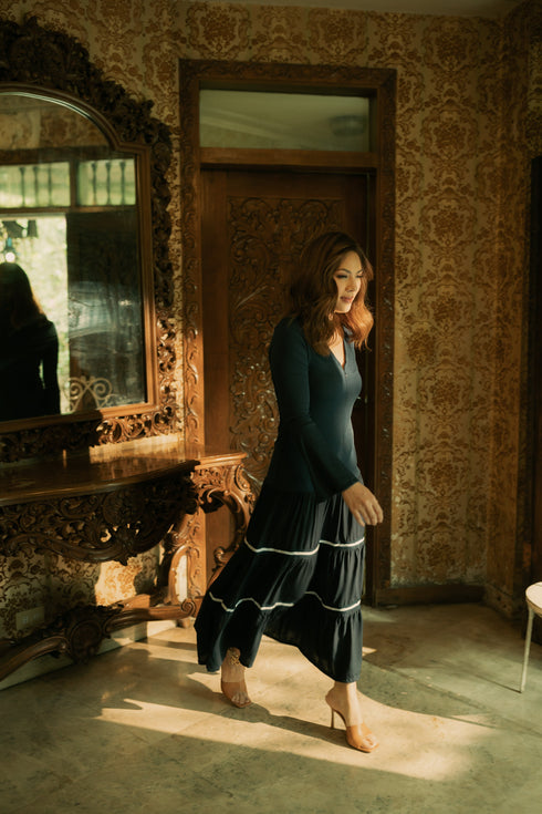 GET SPOTTED SHOP STOCKS BFM x LDG 4: LDG 4: Zelda Maxi Dress