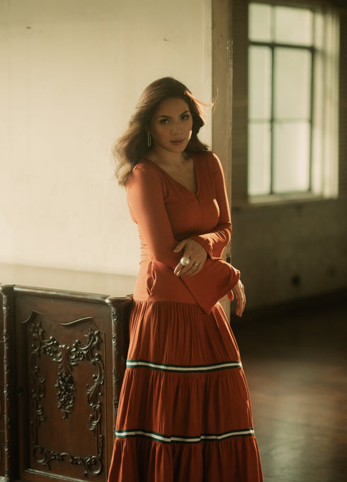 GET SPOTTED SHOP STOCKS BFM x LDG 4: LDG 4: Zelda Maxi Dress