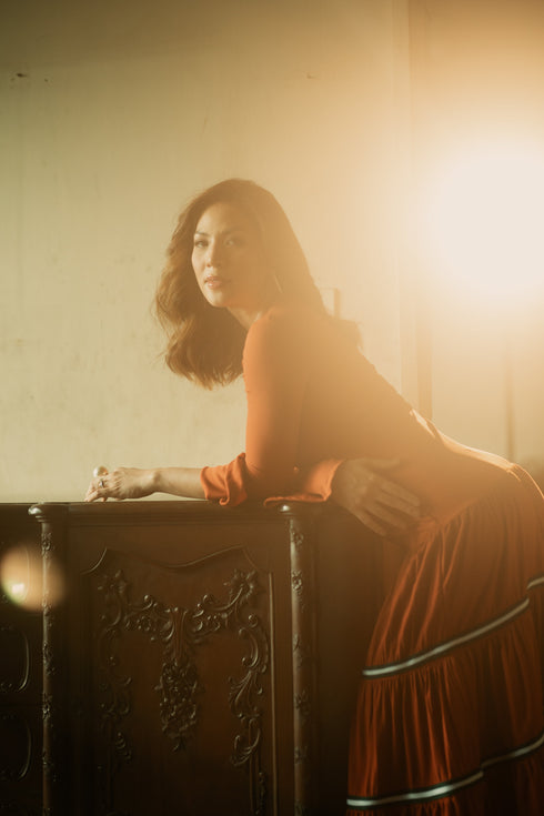 GET SPOTTED SHOP STOCKS BFM x LDG 4: LDG 4: Zelda Maxi Dress