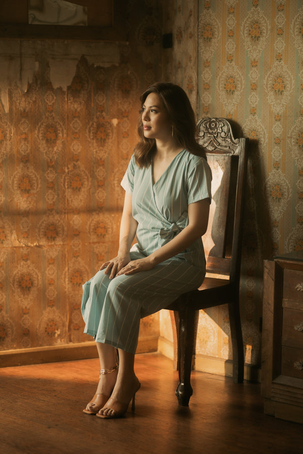 GET SPOTTED SHOP STOCKS BFM x LDG 4: LDG 4: Eadie Wrap Jumpsuit