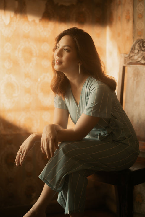 GET SPOTTED SHOP STOCKS BFM x LDG 4: LDG 4: Eadie Wrap Jumpsuit