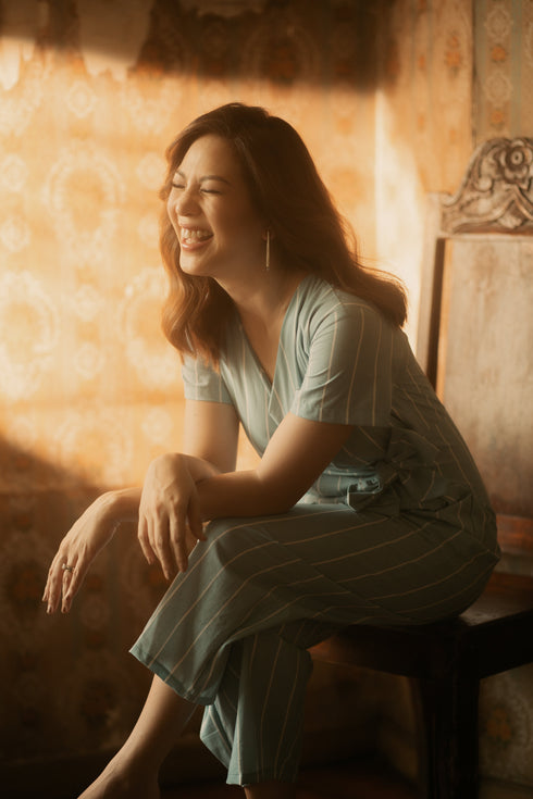 GET SPOTTED SHOP STOCKS BFM x LDG 4: LDG 4: Eadie Wrap Jumpsuit