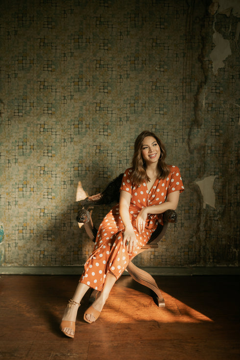 GET SPOTTED SHOP STOCKS BFM x LDG 4: LDG 4: Eadie Wrap Jumpsuit