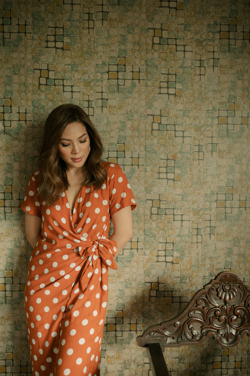 GET SPOTTED SHOP STOCKS BFM x LDG 4: LDG 4: Eadie Wrap Jumpsuit