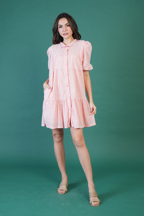 GET SPOTTED SHOP STOCKS Jenny Hues of Summer: Anna Premium Eyelet Dress