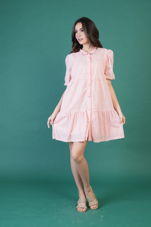 GET SPOTTED SHOP STOCKS Jenny Hues of Summer: Anna Premium Eyelet Dress