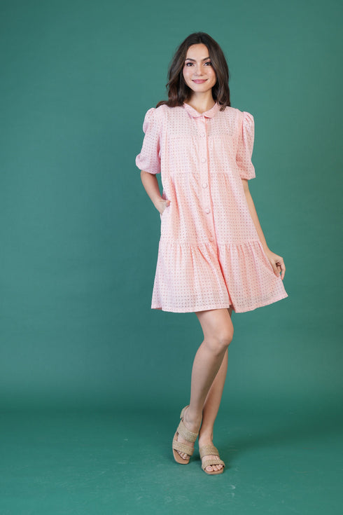GET SPOTTED SHOP STOCKS Jenny Hues of Summer: Anna Premium Eyelet Dress