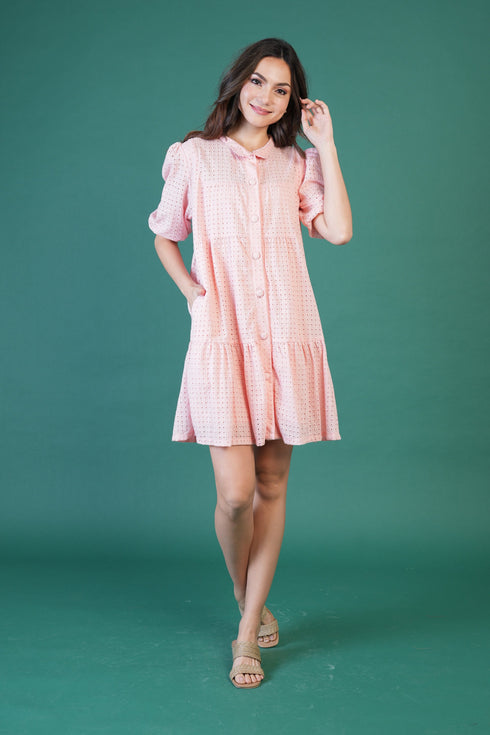 GET SPOTTED SHOP STOCKS Jenny Hues of Summer: Anna Premium Eyelet Dress