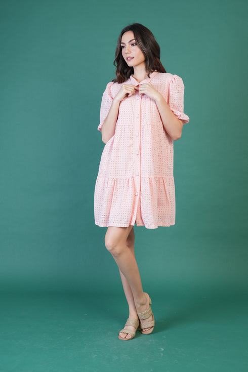 GET SPOTTED SHOP STOCKS Jenny Hues of Summer: Anna Premium Eyelet Dress
