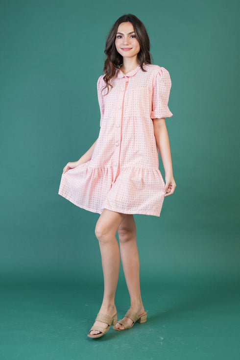 GET SPOTTED SHOP STOCKS Jenny Hues of Summer: Anna Premium Eyelet Dress