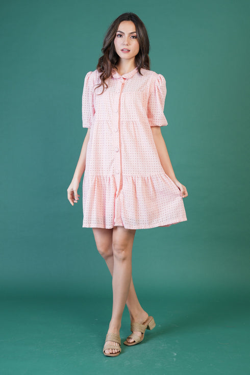 GET SPOTTED SHOP STOCKS Jenny Hues of Summer: Anna Premium Eyelet Dress